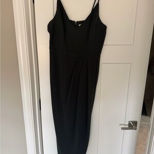 BHLDN Forest Green Midi Dress